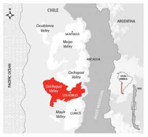 Karte Chile